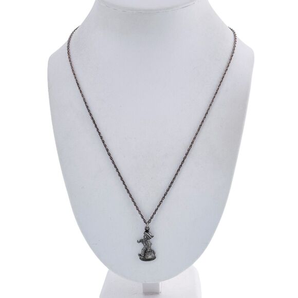 1990 Goebel Hummel Vintage Sterling Silver 925 Merry Wanderer NB33 Necklace 20" - Picture 2 of 5